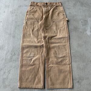 Vintage Y2K Carhartt brown double knee work wear carpenter pants